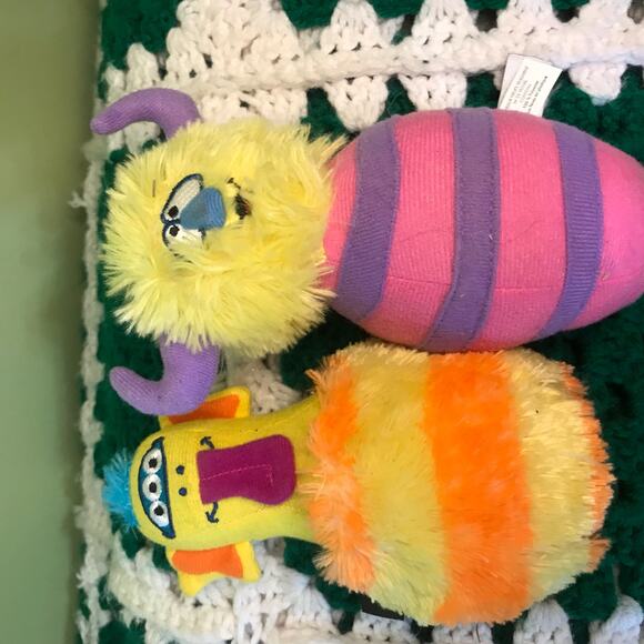 Melissa And Doug Monster Bowling Pins Plush Toy Stuffed Animal Collectible Lot 2 - Picture 1 of 2